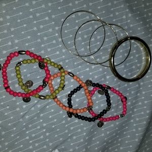 Mulitcolor Bangles bead bracelets